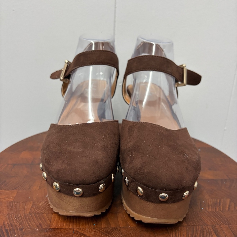 Wonderly Jolene Women's Platform Chocolate Size 9 - Picture 3 of 11
